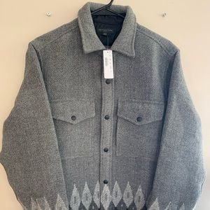 J Crew  Men’s Destination wool-blend shacket NWT